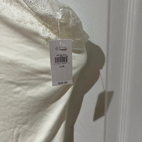 Gap Rib Lace Halter Cami - Picture 4 of 8